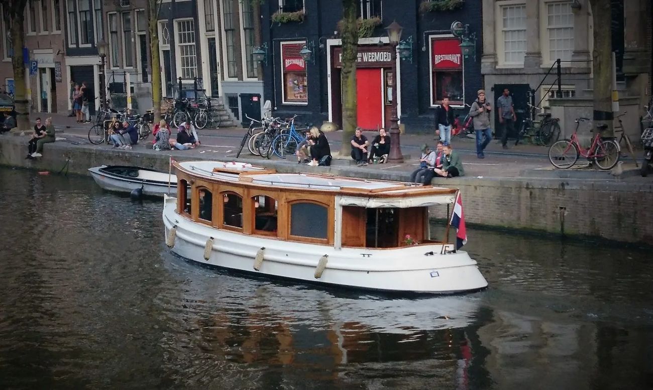 A private boat on the canals